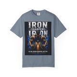 Iron Sharpens Iron Gym T-Shirt — "Iron Sharpens Iron" Motivational Workout Tee thumbnail 2