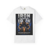 Iron Sharpens Iron Gym T-Shirt — "Iron Sharpens Iron" Motivational Workout Tee thumbnail 1
