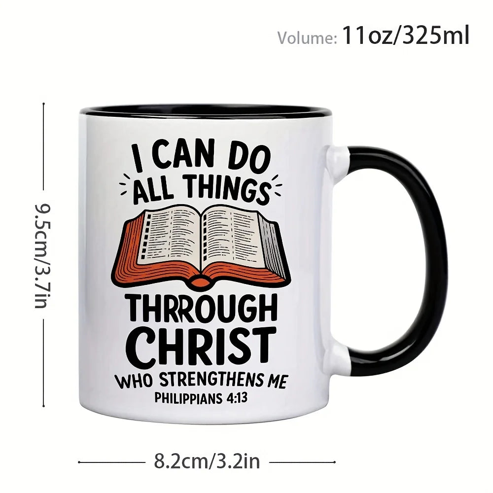 Philippians 4:13 Christian mug