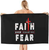 Faith Over Fear Workout Towel thumbnail 2