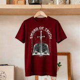 Sword of Truth King Jesus Scripture Tee Shirt thumbnail 6