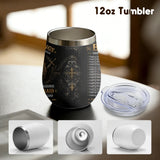 Faith Scripture Print Insulated Stainless Steel Mug thumbnail 4