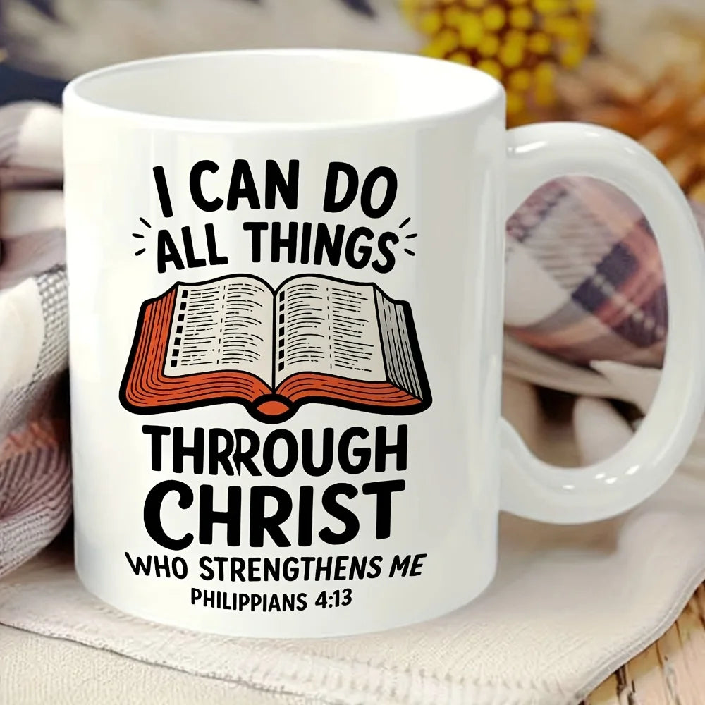 Philippians 4:13 Christian mug