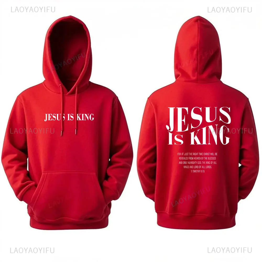 Jesus Is King Sweatshirt Jesus Women Long Seleeve Hoodie