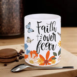 Faith Over Fear Wall Art Ceramic Coffee Mug thumbnail 2