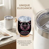 Faith Scripture Print Insulated Stainless Steel Mug thumbnail 5