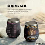 Faith Scripture Print Insulated Stainless Steel Mug thumbnail 2