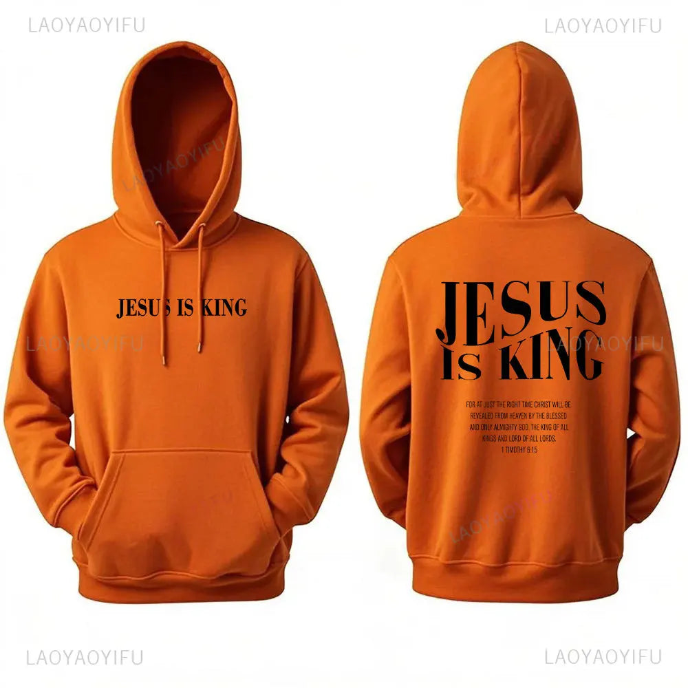 Jesus Is King Sweatshirt Jesus Women Long Seleeve Hoodie