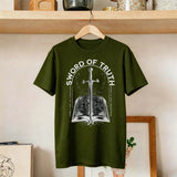 Sword of Truth King Jesus Scripture Tee Shirt thumbnail 5