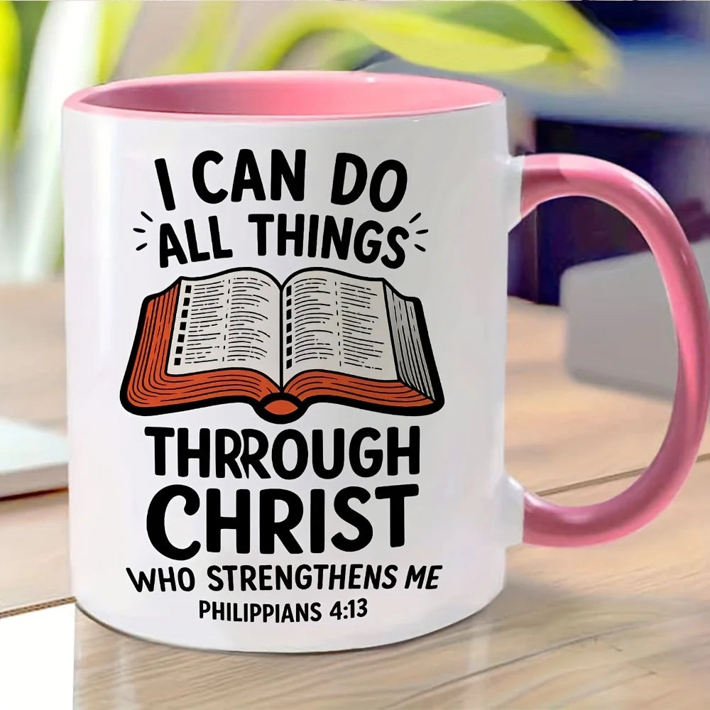 Philippians 4:13 Christian mug