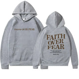 Faith Overcomes Fear - Christian Hooded Sweatshirts thumbnail 6