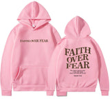 Faith Overcomes Fear - Christian Hooded Sweatshirts thumbnail 5