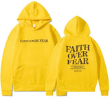 Faith Overcomes Fear - Christian Hooded Sweatshirts thumbnail 2