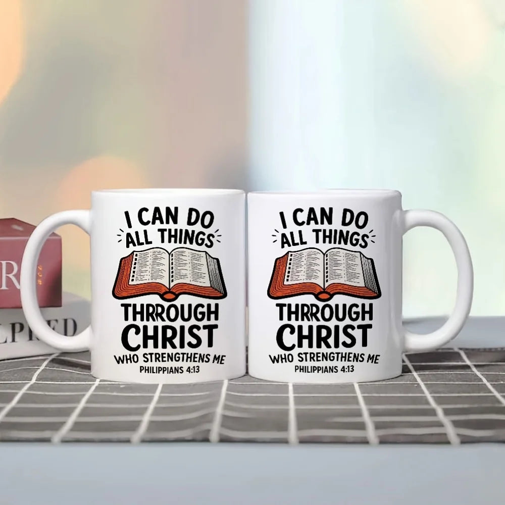 Philippians 4:13 Christian mug