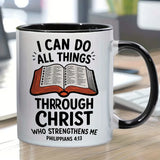 Philippians 4:13 Christian mug thumbnail 1