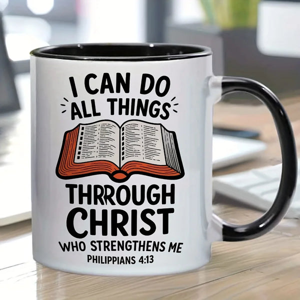 Philippians 4:13 Christian mug