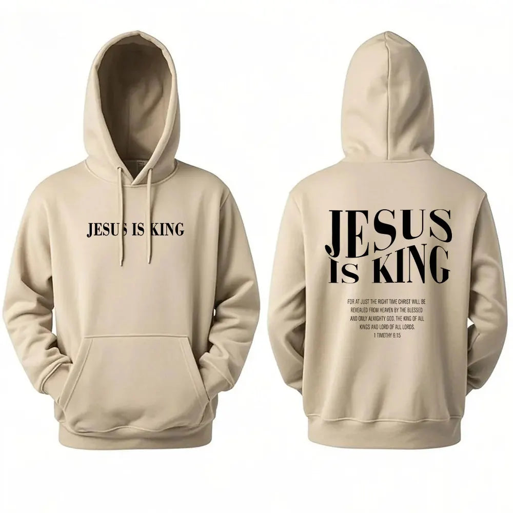Jesus Is King Sweatshirt Jesus Women Long Seleeve Hoodie