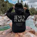 Jesus Is King Sweatshirt Jesus Women Long Seleeve Hoodie thumbnail 3