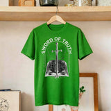 Sword of Truth King Jesus Scripture Tee Shirt thumbnail 4