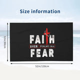 Faith Over Fear Workout Towel thumbnail 3
