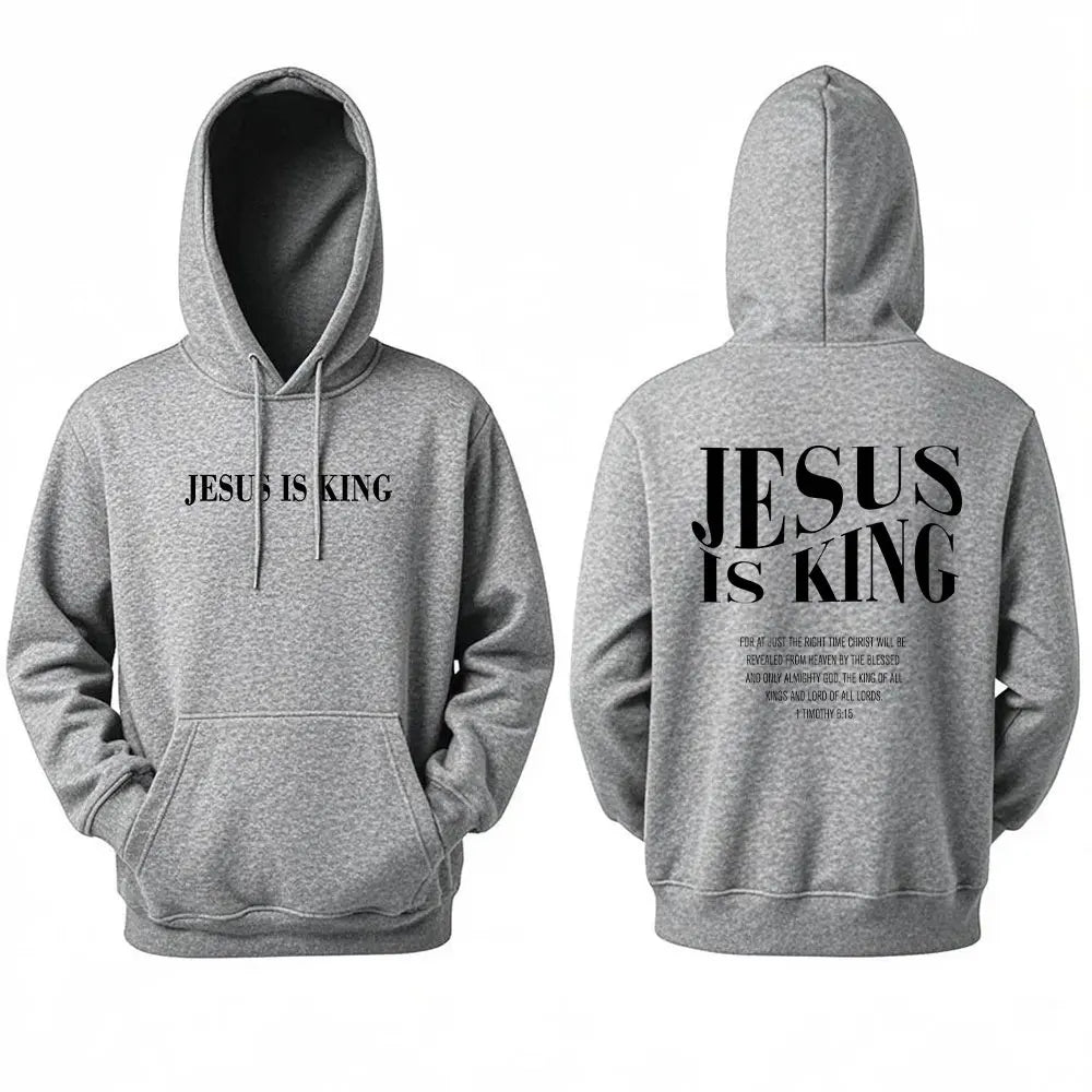 Jesus Is King Sweatshirt Jesus Women Long Seleeve Hoodie