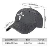 A Men'S Baseball Cap Featuring a Cross Design thumbnail 2